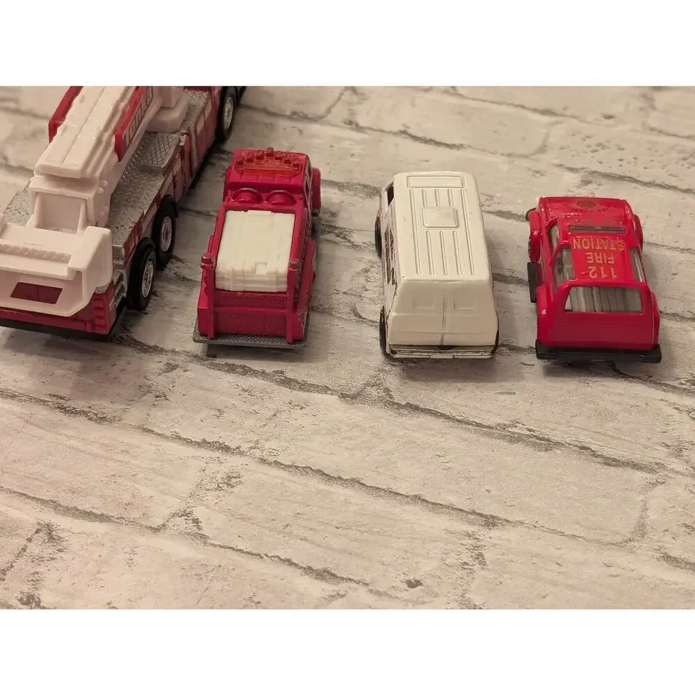 Toy Vehicles Fire Truck Bundle Tonka/Matchbox/Hotwheels